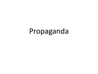 propaganda