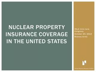 nuclear Property Insurance Coverage in the United States
