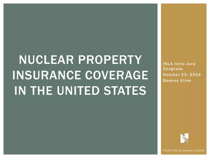 nuclear property insurance coverage in the united states
