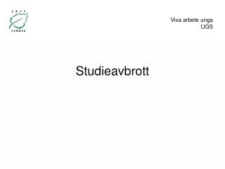 Studieavbrott