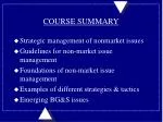 COURSE SUMMARY - slide 1