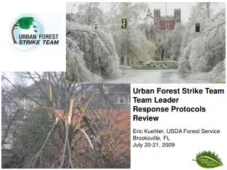 Urban Forest Strike Team Team Leader Response Protocols Review