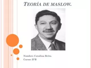 teor a de maslow