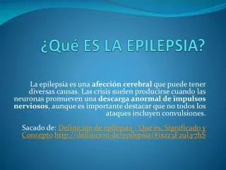 qu es la epilepsia