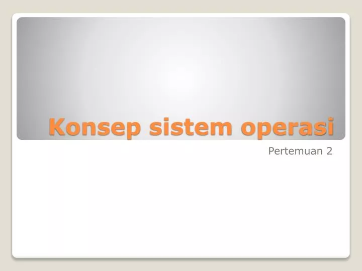 konsep sistem operasi