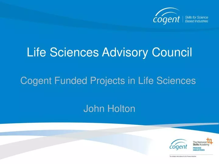 life sciences advisory council