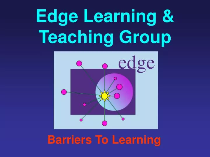 edge learning teaching group