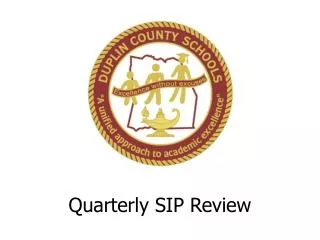 Quarterly SIP Review