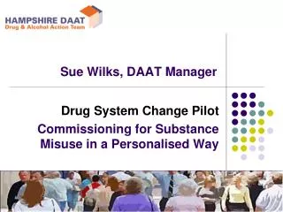 Sue Wilks, DAAT Manager