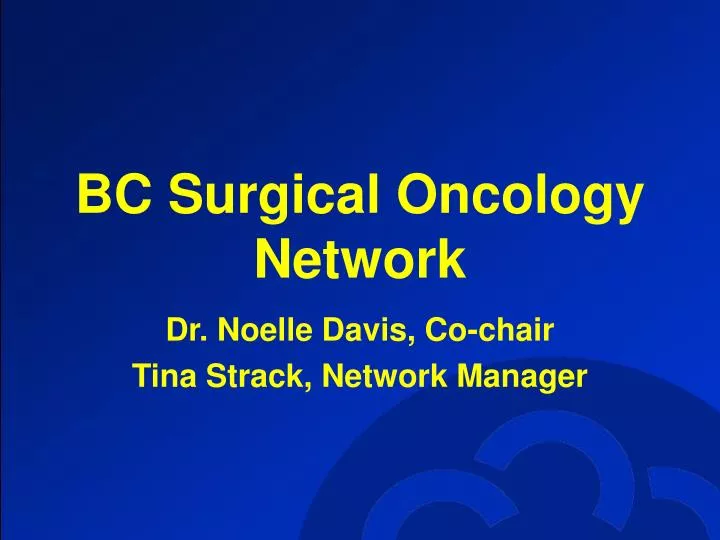 bc surgical oncology network