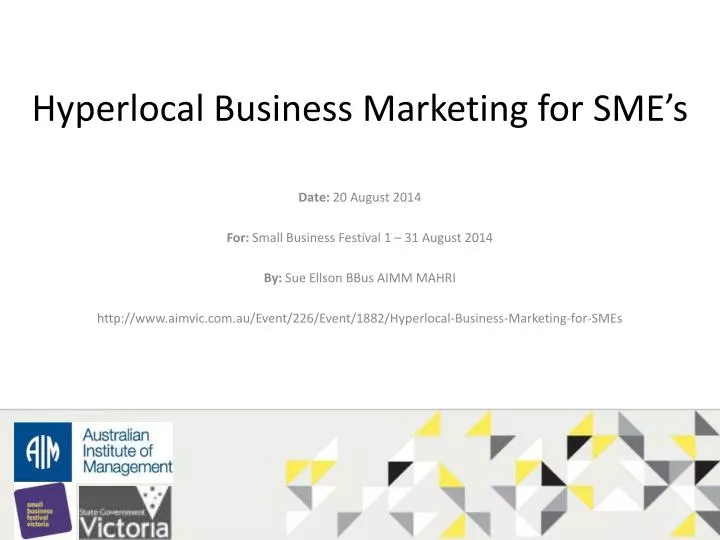 hyperlocal business marketing for sme s