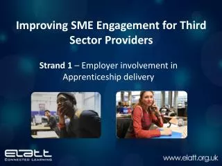Improving SME Engagement for Third Sector Providers