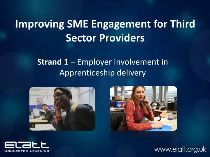 improving sme engagement for third sector providers