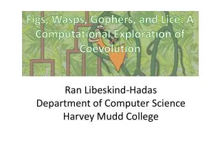 Figs, Wasps, Gophers, and Lice: A Computational Exploration of Coevolution