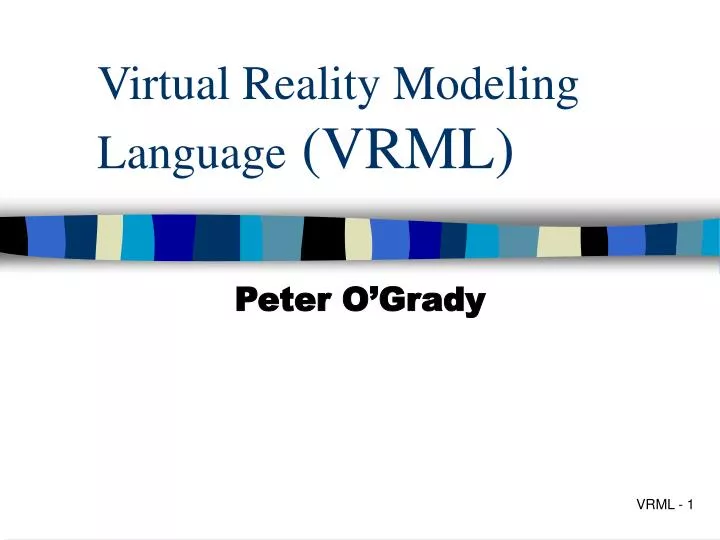 virtual reality modeling language vrml