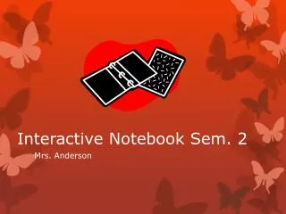 Interactive Notebook Sem. 2