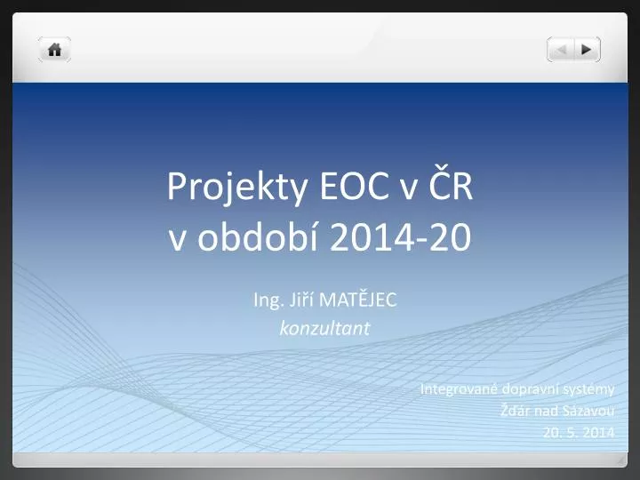 projekty eoc v r v obdob 2014 20