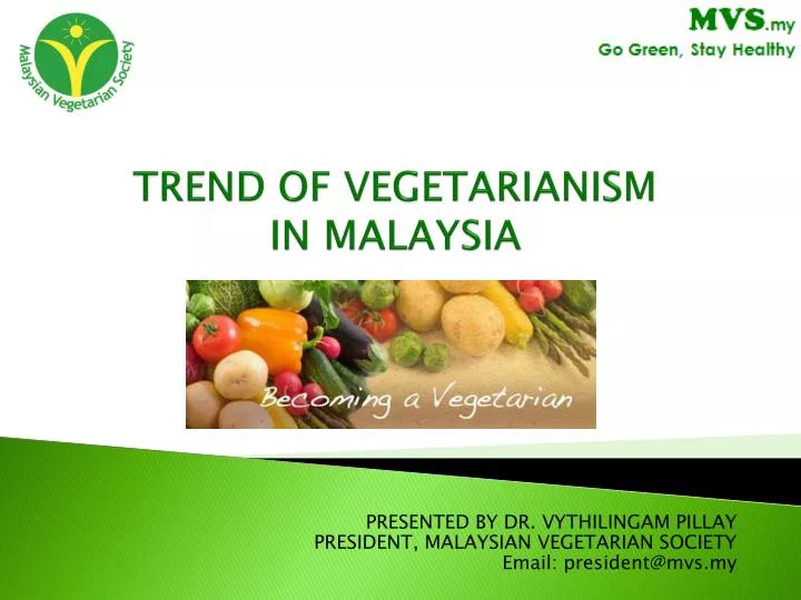 trend of vegetarianism in malaysia