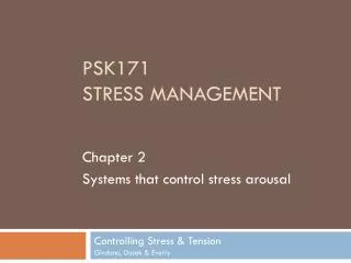 Psk171 Stress Management
