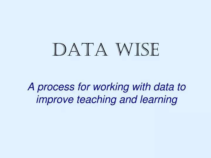 data wise