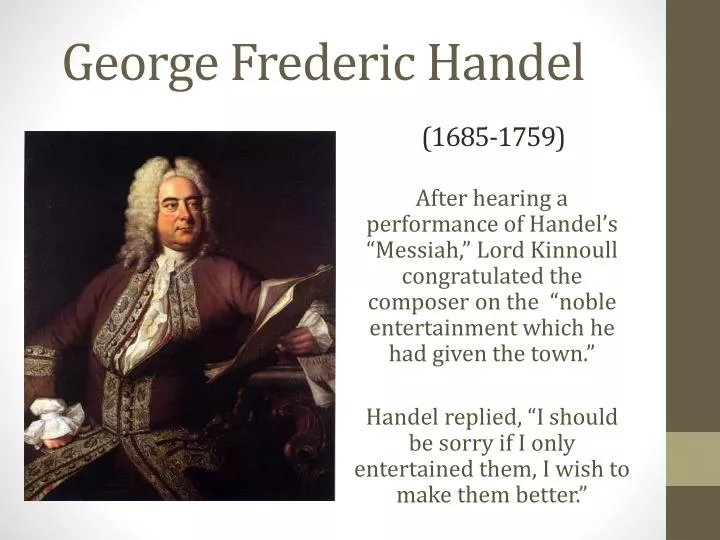 george frederic handel