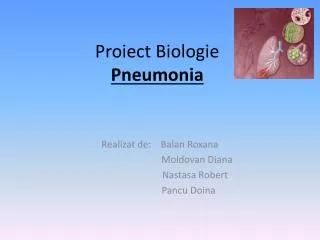 proiect biologie pneumonia