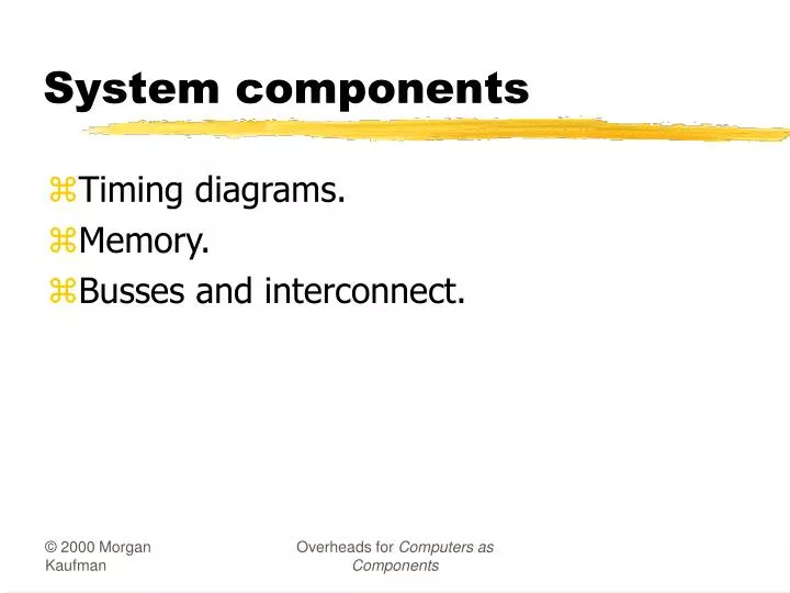 system components