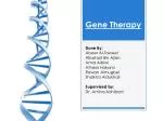 Gene Therapy - slide 1
