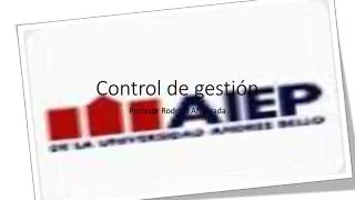 control de gesti n
