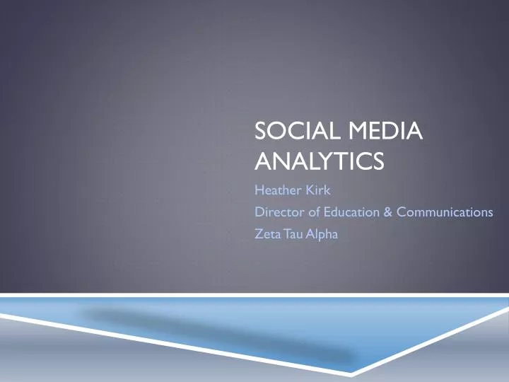 social media analytics