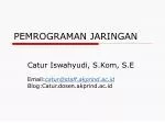 PEMROGRAMAN JARINGAN - slide 1