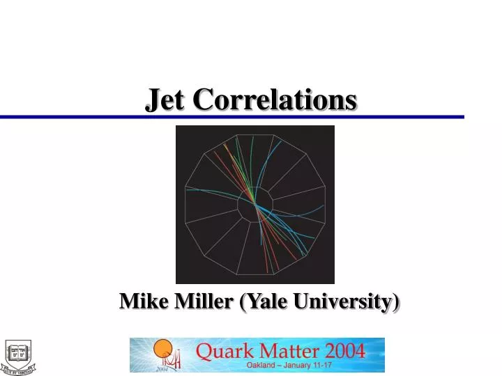 jet correlations