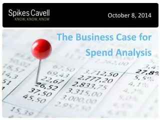 The Business Case for Spend Analysis