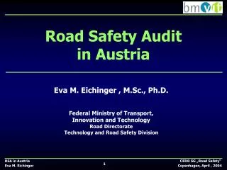 Road Safety Audit in Austria