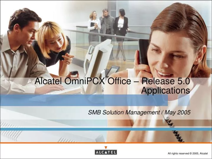 alcatel omnipcx office release 5 0 applications