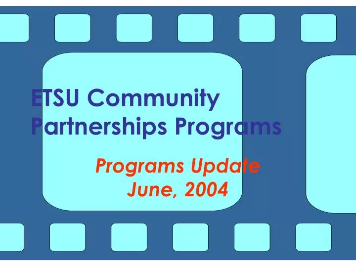 etsu community partnerships programs