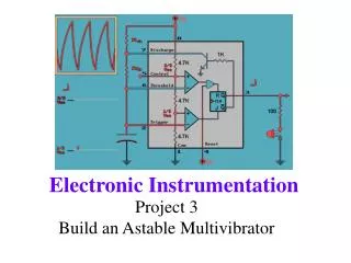 project 3 build an astable multivibrator