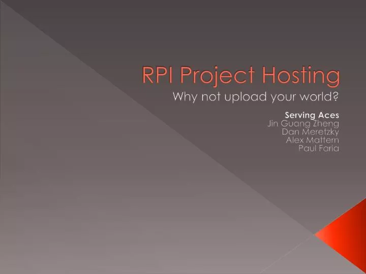 rpi project hosting