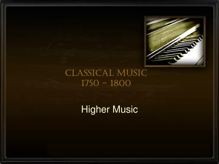 classical music 1750 1800
