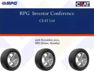 RPG Investor Conference CEAT Ltd