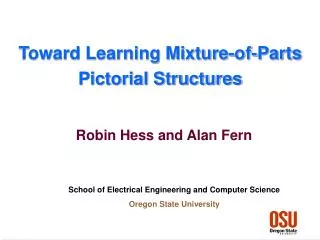 Toward Learning Mixture-of-Parts Pictorial Structures