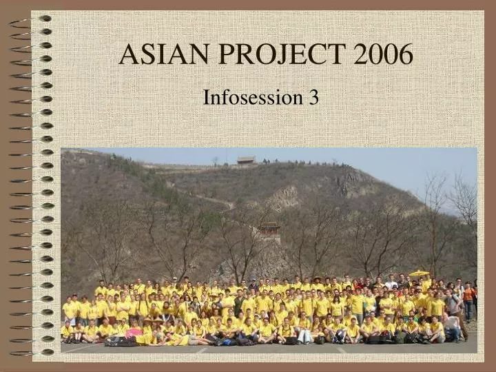 asian project 2006