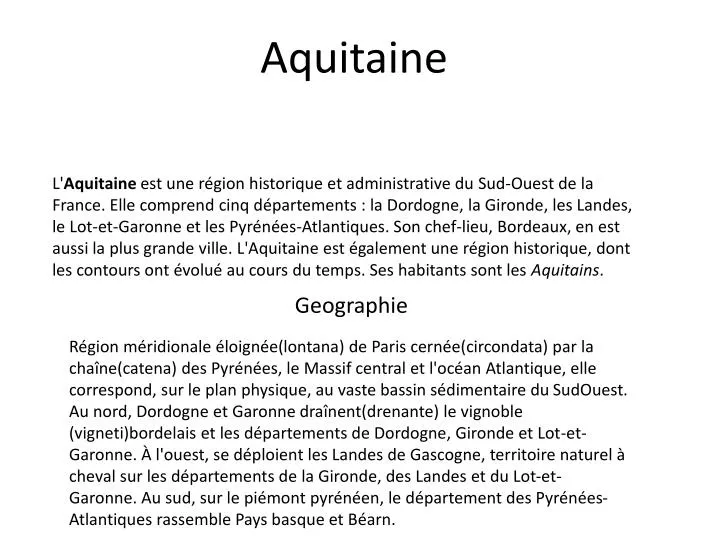 aquitaine