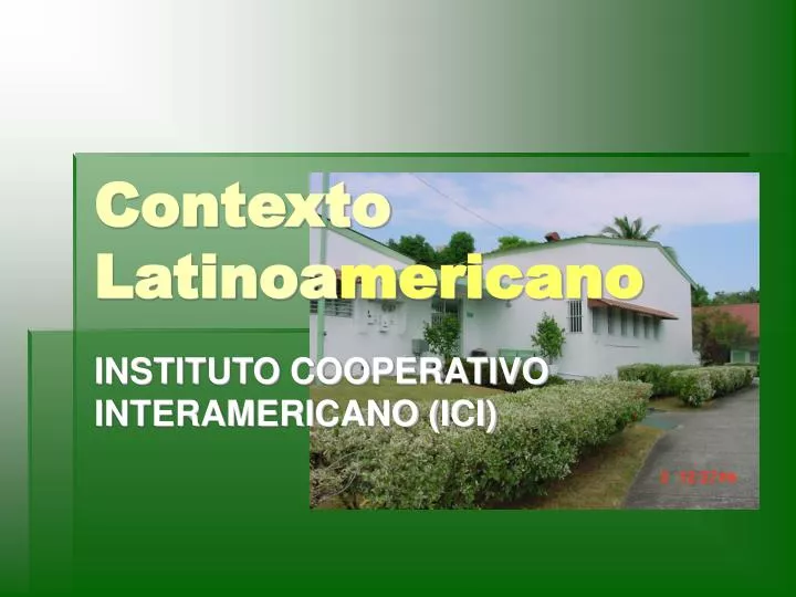 contexto latinoa mericano