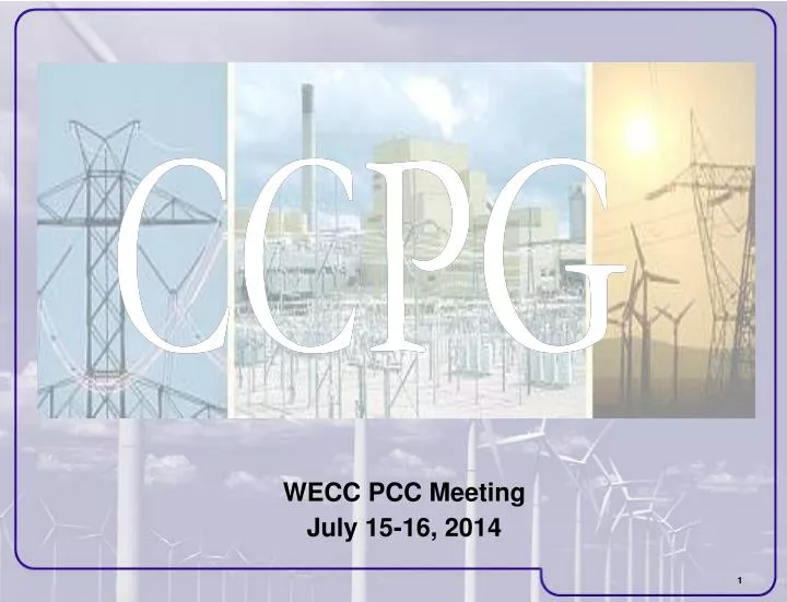 wecc pcc meeting july 15 16 2014