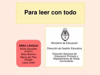 para leer con todo