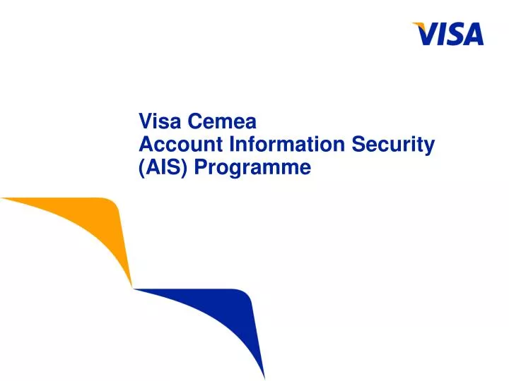 visa cemea account information security ais programme