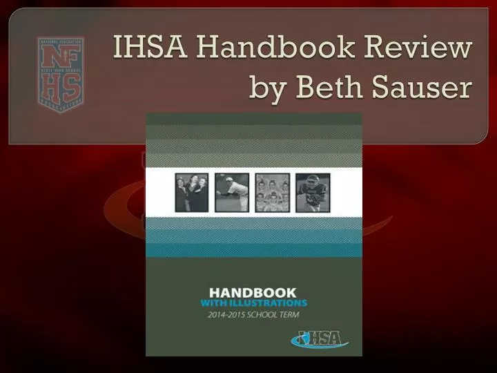 ihsa handbook review by beth sauser