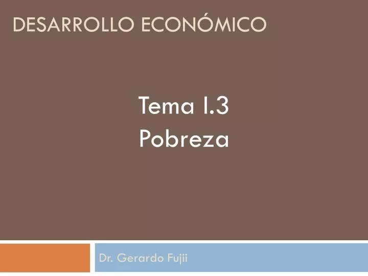 desarrollo econ mico