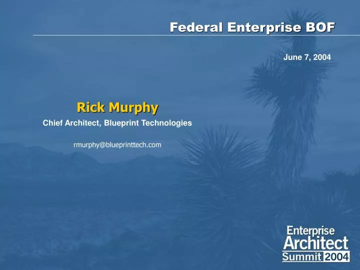 federal enterprise bof